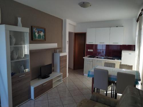 Kuchyňa alebo kuchynka v ubytovaní Apartments by the sea Zubovici, Pag - 4125