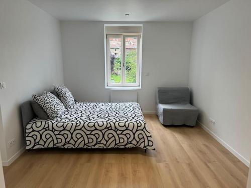 Ένα ή περισσότερα κρεβάτια σε δωμάτιο στο Appartement VII - Haut Standing