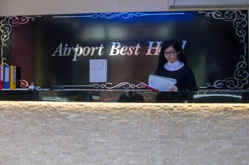 O saguão ou recepção de Airport Best Hotel