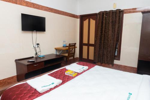 Ein Bett oder Betten in einem Zimmer der Unterkunft Klite Stays