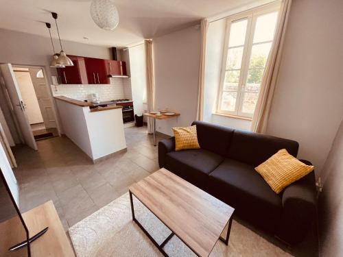 Kuchyň nebo kuchyňský kout v ubytování Albuconis 2 Appartement 1 chambre