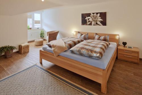 Posteľ alebo postele v izbe v ubytovaní Ferienwohnung Lohr