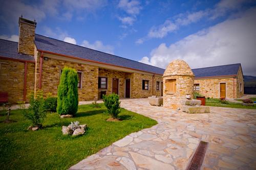 Κήπος έξω από το Alén do Mis - Hotel Rural