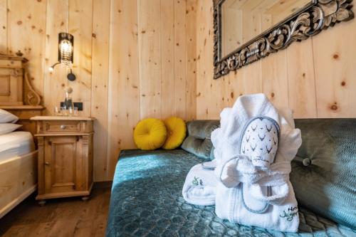 Postel nebo postele na pokoji v ubytování Hotel Jägerheim 3S