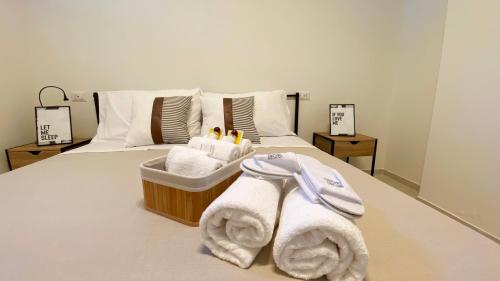 Postel nebo postele na pokoji v ubytování Urban Suites - B&B