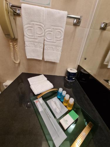 Koupelna v ubytování Dynasty Hotel Miri