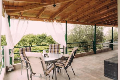 Μπαλκόνι ή βεράντα στο Elysium Countryside House Jacuzzi - Doune - Happy Rentals
