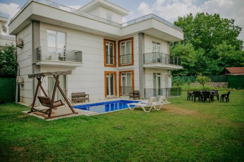 Bazén v ubytování Lakepark resort nebo v jeho okolí