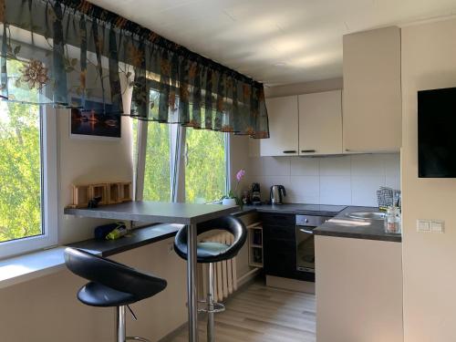 Una cocina o cocineta en Korteriühistu 66