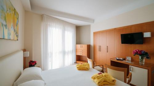 TV a/nebo společenská místnost v ubytování Hotel Terme Antoniano