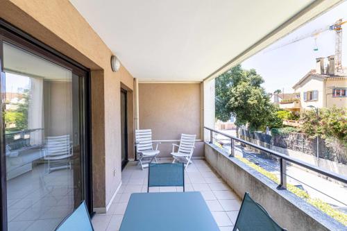 Charming apartment with balcony-pool - Cannes