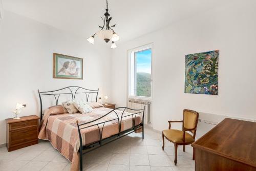 Postel nebo postele na pokoji v ubytování Casa Fuori di Mare