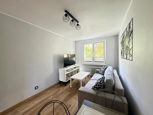 Posezení v ubytování Redłowska Przystań - Plaża, Las, Miasto, Fiesta Apartments