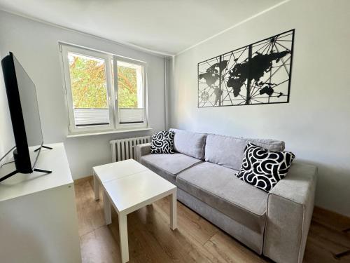 Posezení v ubytování Redłowska Przystań - Plaża, Las, Miasto, Fiesta Apartments