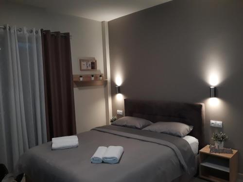 Postel nebo postele na pokoji v ubytování Jo's cozy corner