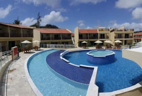 Praia Flat incrível no Solar Águas, em frente a piscina principal Menor preço em Praia Flat incrível no Solar Águas, em frente a piscina principal