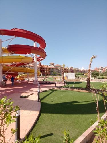 Zahrada ubytování Porto sharm pool and lake view