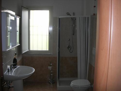 Koupelna v ubytování Tenuta Traversa