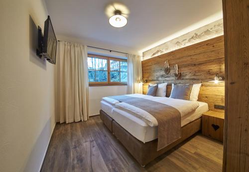 Posteľ alebo postele v izbe v ubytovaní Panorama Chalets