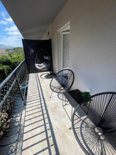 Μπαλκόνι ή βεράντα στο Apartman M