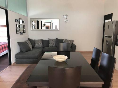 Χώρος καθιστικού στο Penthouse by Estrella de Puebla in Angelopolis