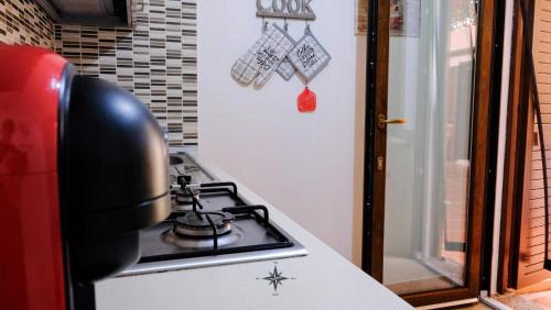 Dapur atau dapur kecil di Villa Giulia seafront