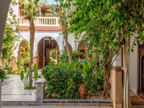 Un jardín fuera de Clé De Sol Riad & SPA