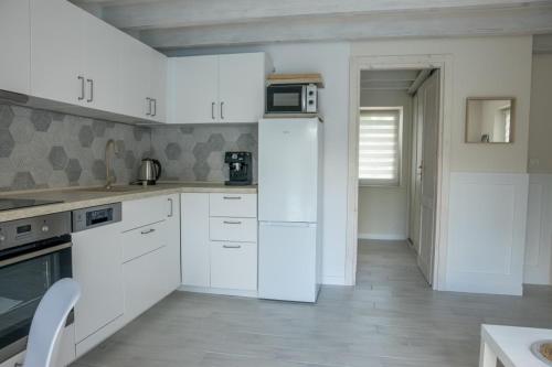 Dapur atau dapur kecil di Apartament Kłos 1