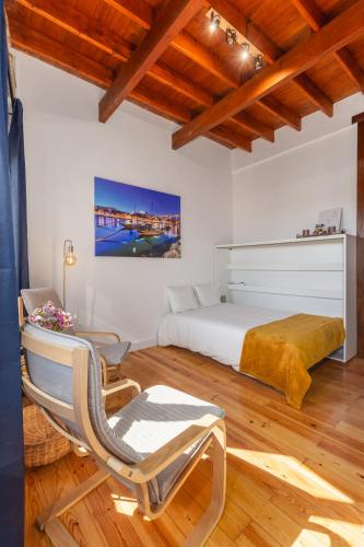 Studio para 4 pessoas no Porto
