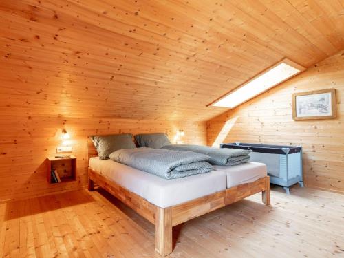 Cama o camas de una habitación en Zuhäusel