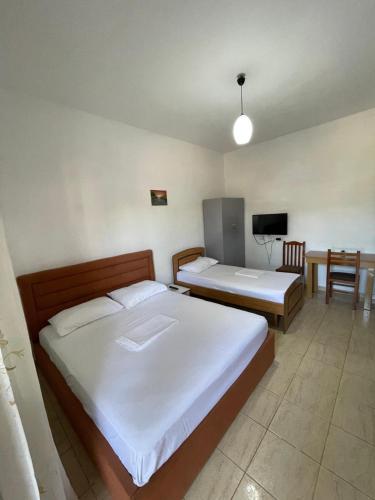 Postel nebo postele na pokoji v ubytování Vila Serena