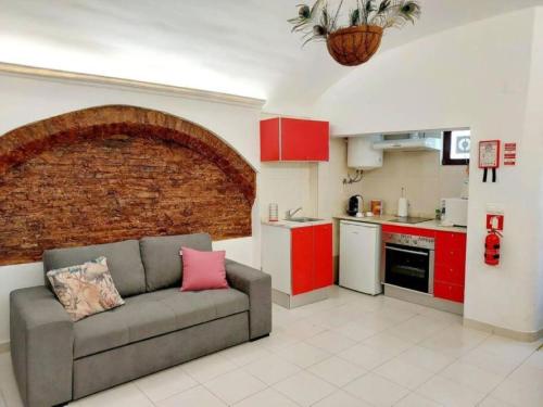 Køkken eller tekøkken på Estúdio no centro histórico de Évora em Portugal