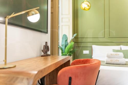 Area soggiorno di Charming duplex in the heart of Malaga by REMS