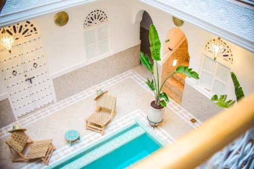 Koupelna v ubytování Riad Zayn & Spa