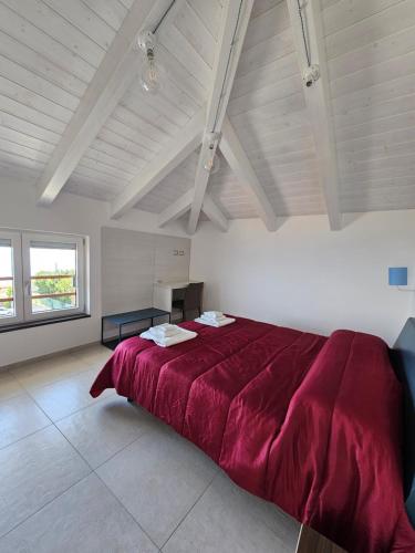 Ένα ή περισσότερα κρεβάτια σε δωμάτιο στο SoleLuna Agerola