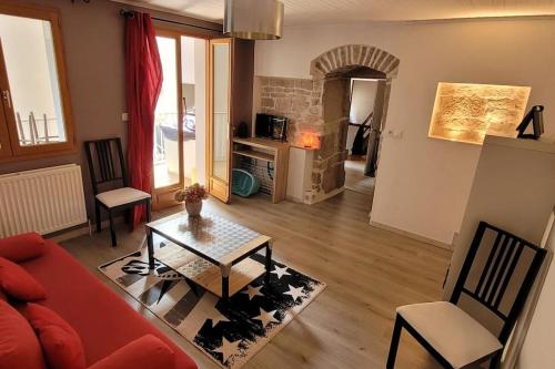 Appartement duplex avec balcons