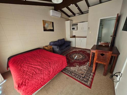 Posezení v ubytování Amisfield motel