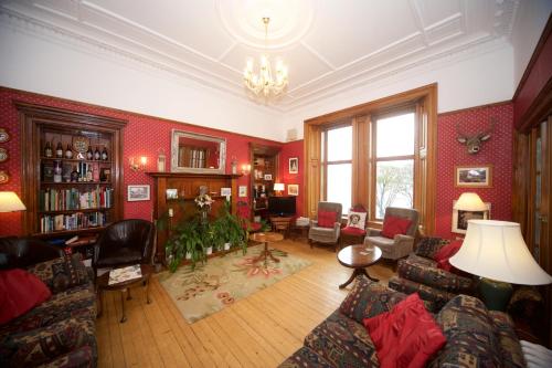 Posezení v ubytování Craigard House Hotel