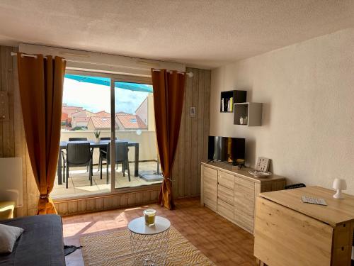 Appartement Studio T1bis ALOHA avec terrasse en front de mer