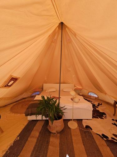 Postel nebo postele na pokoji v ubytování Glamping Imotski 5