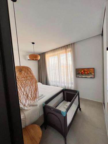 Ένα ή περισσότερα κρεβάτια σε δωμάτιο στο Norte Luxury Villas