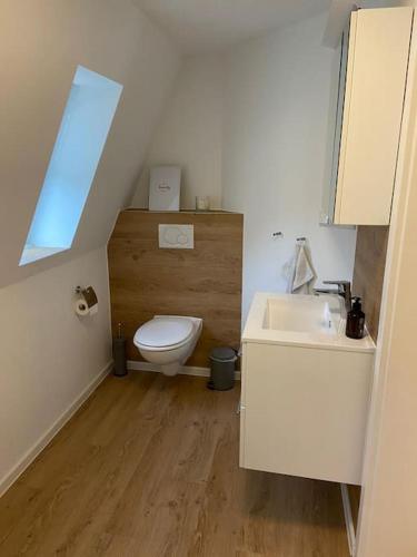 Koupelna v ubytování FeWo Luxusblick