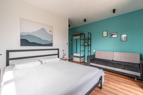 Letto o letti in una camera di Guesthouse Lumo & pool