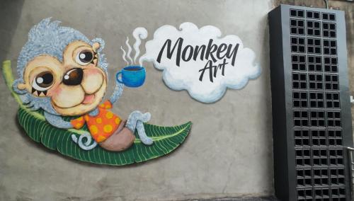Fotografie z fotogalerie ubytování MonkeyArt Hotel&Cafe v destinaci Nakhon Nayok