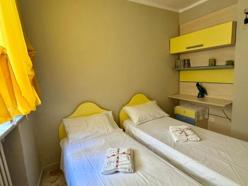 Postel nebo postele na pokoji v ubytování Ely house