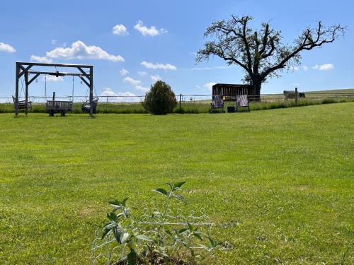 Taman di luar Ferienhaus Papstdorf Sächsische Schweiz 18