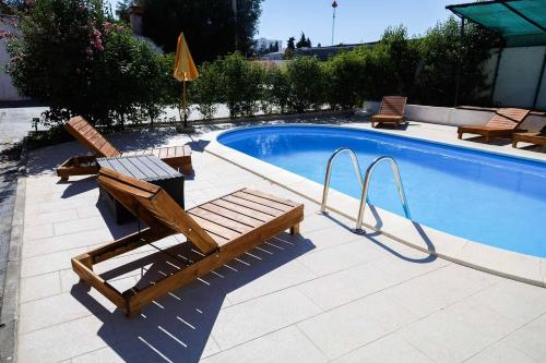 Holiday house in Zadar with balcony, air conditioning, W-LAN, washing machine (4576-1)