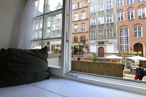 Mariacka parter w centrum historycznego Gdańska