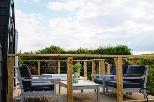 Balkón nebo terasa v ubytování Fallow Lodge