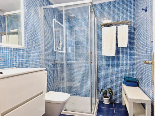 Kúpeľňa v ubytovaní HD Mogan Beach Apartment